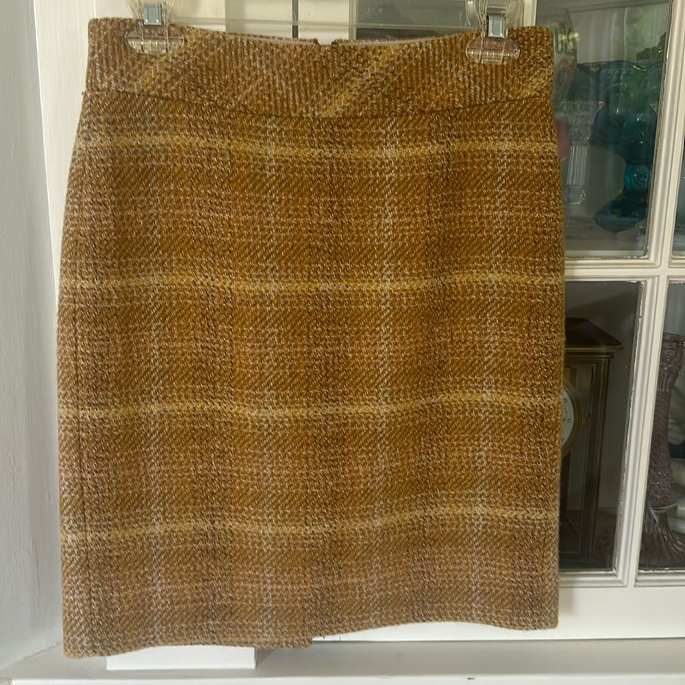 J crew tweed skirt